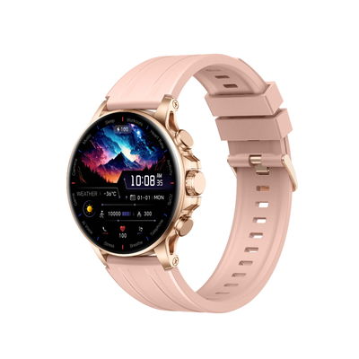 ซื้อ KW266 นาฬิกาสมาร์ท AMOLED กลมขนาด 1.6 นิ้วแรกในประเภทของมันที่มีการเรียกสาย Bluetooth และเซ็นเซอร์ที่ทันสมัย การผลิตออนไลน์