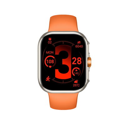 ซื้อ KW283A Super Retina Amoled Smart Watch 2.01 นิ้ว สีดํากลม Smartwatch พร้อมสาย BT การผลิตออนไลน์
