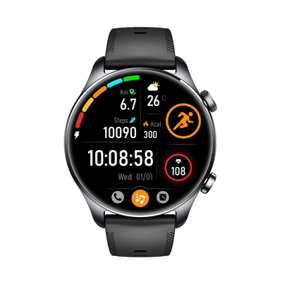 ซื้อ GPS Smartwatch KW296 AMOLED Display IP68 Waterproof Fitness Tracker การผลิตออนไลน์