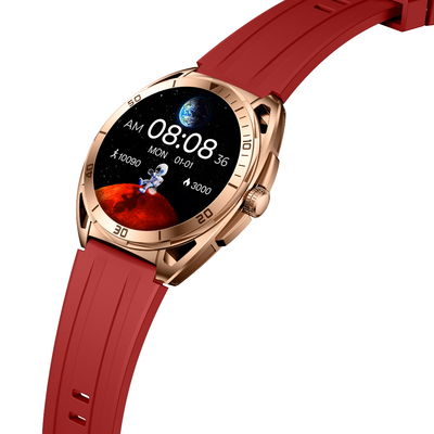 DW16PRO Smartwatch 3D UI นาฬิกาแบบไดนามิก PVD เฟรมโลหะ HD โทร AOD