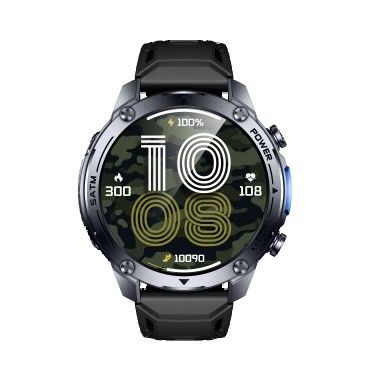 KW300 AMOLED GPS & AI Smartwatch พร้อมระบบติดตามกิจกรรมและการนอนในเวลาจริง AI Q&A 5ATM กันน้ํา