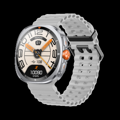 สมาร์ทวอทช์โทรออกผ่าน BT หน้าจอ AMOLED 1.43 นิ้ว ติดตามฟิตเนส กันน้ำ IP68